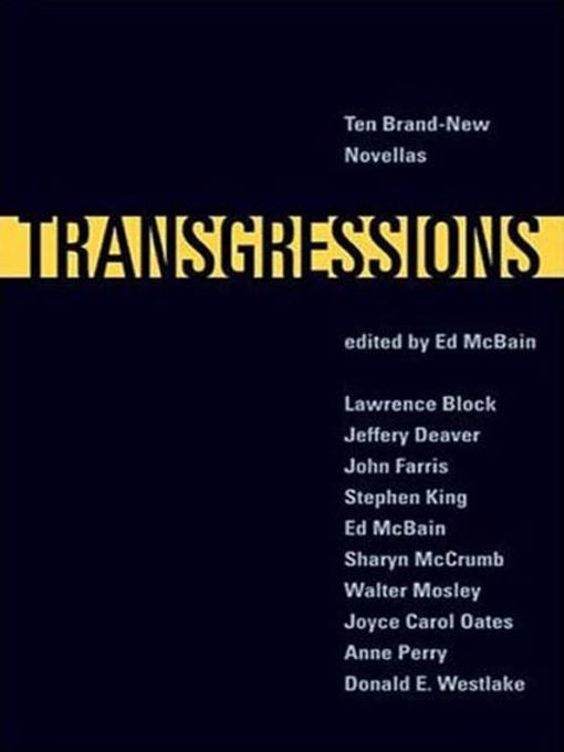 Title details for Transgressions by Lawrence Block - Available